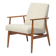Fauteuil Lisek Mid-Century – Original vintage des années 1960 restauré par Henryk Lis