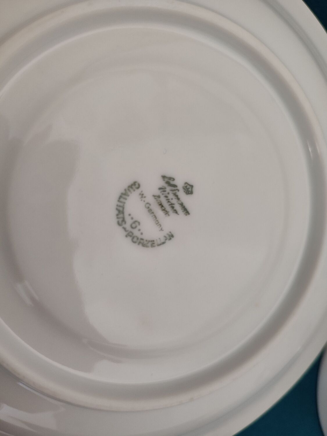 Set cups tea or coffee seltmann weiden bavaria antique thistles