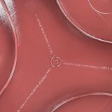 Ensemble de trois tables d'appoint Marema en rouge de Cassina par Gianfranco Frattini