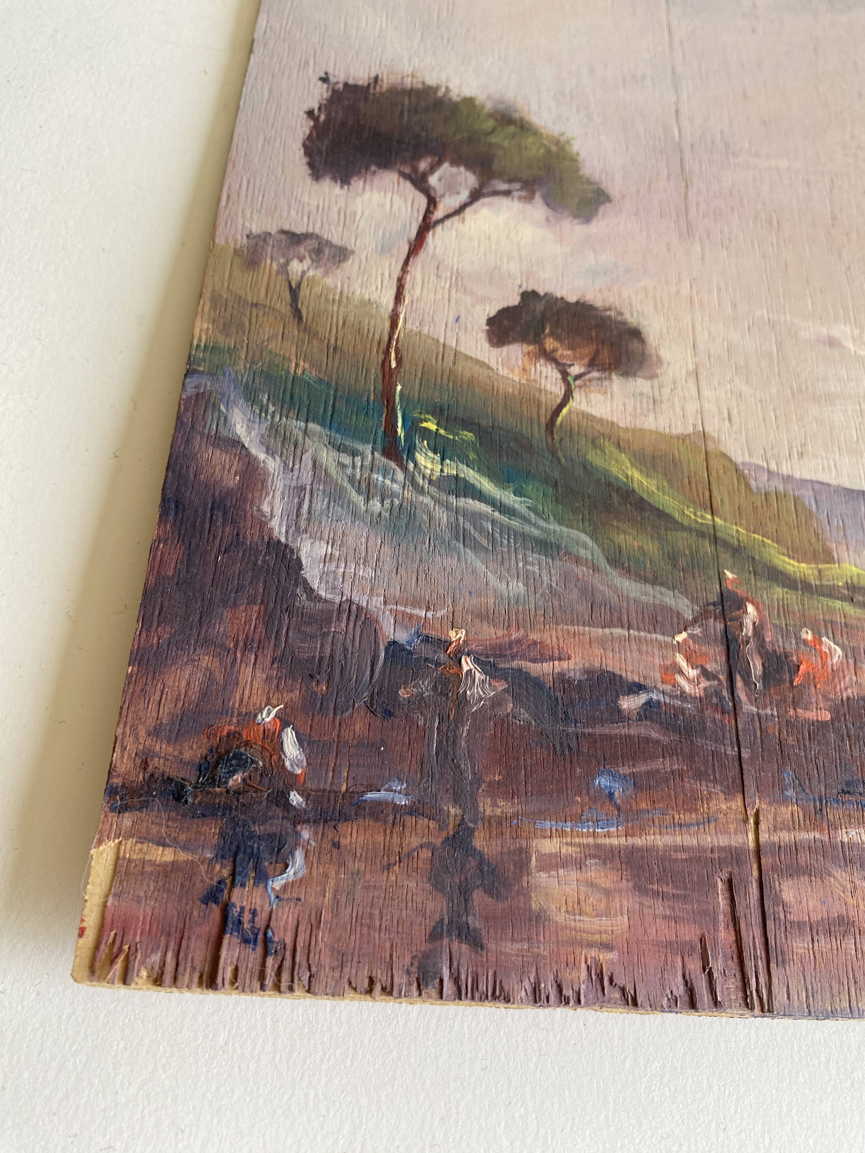 Oil painting "Sicilian beach"