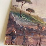 Oil painting "Sicilian beach"