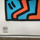 Numbered keith haring silkscreen with certificate.