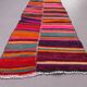 Old Turkish narrow Kilim Runner 266x58 cm shabby chic, vintage kelim