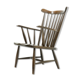 Scandinavian spindle back armchair 1960s
