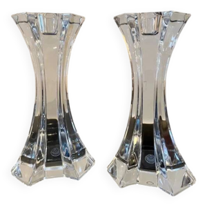 duo chandeliers en cristal