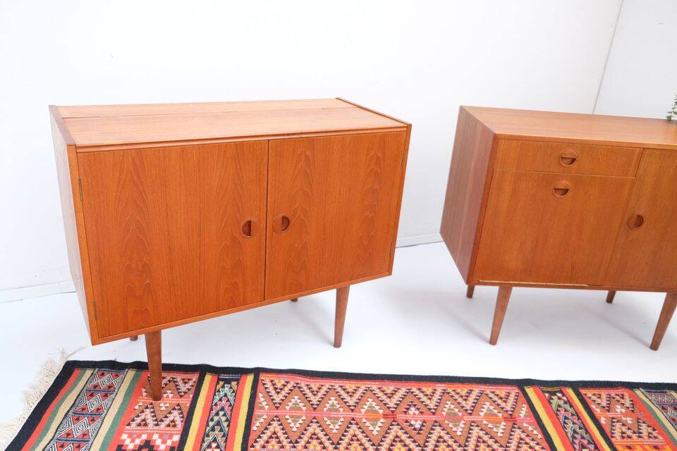 Meubles HiFi vintage des années 60, commode, buffet, teck, style rétro