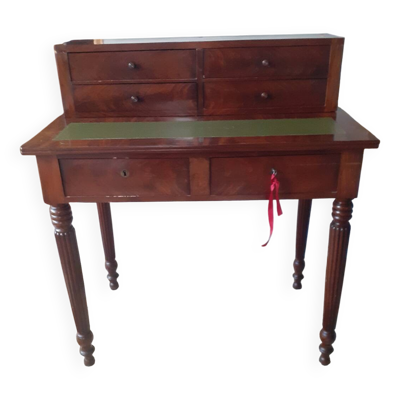 Bureau à gradin en acajou style Louis Philippe