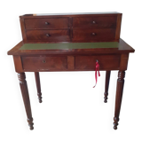 Louis Philippe style mahogany stepped desk