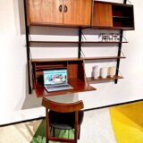 Vintage design modular wall unit
