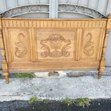 oak headboard