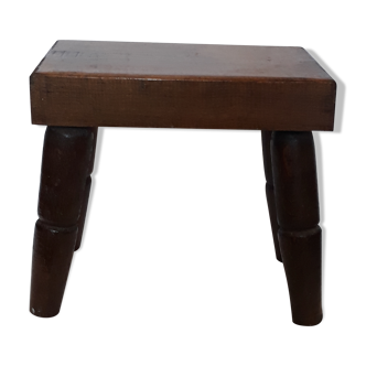Vintage solid wood stool