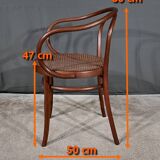 Fauteuil en Bois Courbé par Jacob & Josef Kohn – 1900