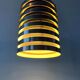 Vintage blue Danish mid-century pendant light