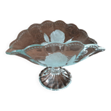Coupe sur pied cristal originale