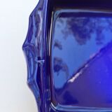 Indigo blue ceramic dish