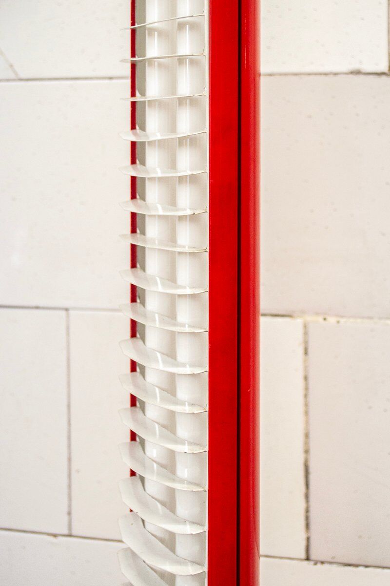 Vintage halogen lamp made of die-cast aluminium, 1970s.