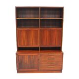 "Domi Monté" bookcase in rosewood, Nils Jonssons, Sweden, 1960