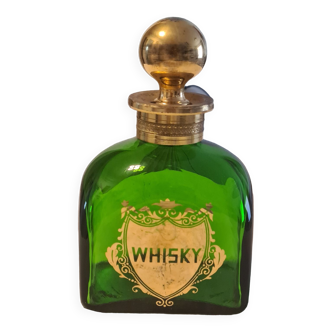 Carafe à whisky en cristal et bronze