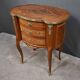 Petite Commode Coiffeuse en Acajou, style Transition – 1940