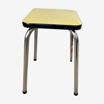 Yellow formica stool