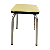 Yellow formica stool