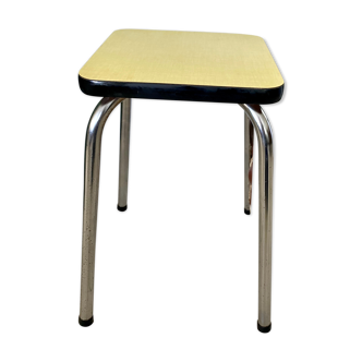 Yellow formica stool