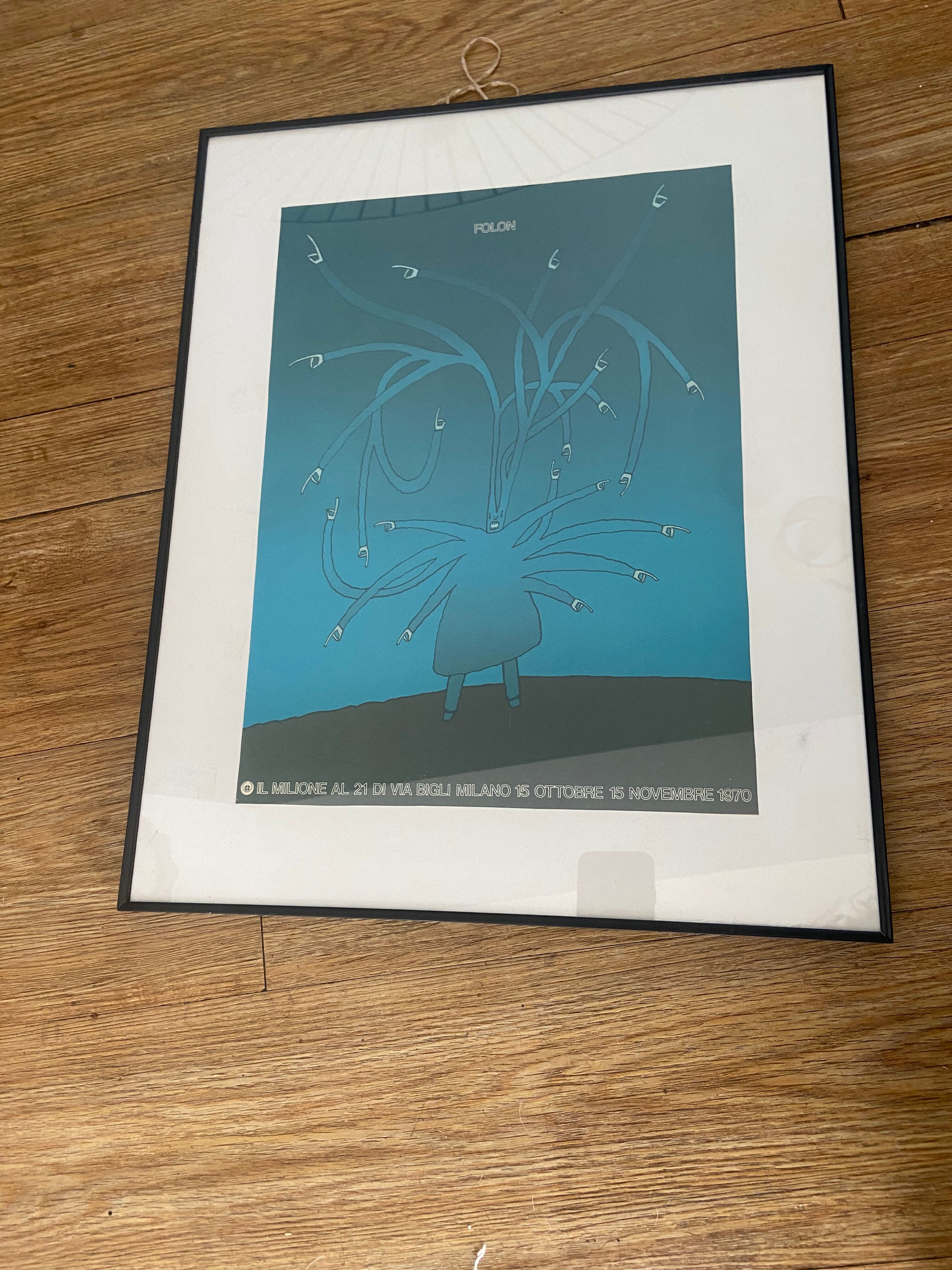 Affiche de Jean-Michel Folon  des années 70
