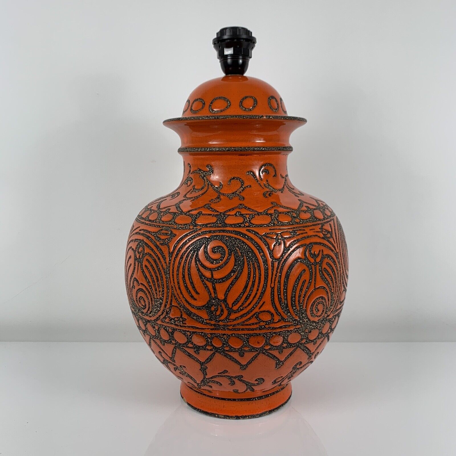 Vintage Italian ceramic lamp foot Alvino Bagni