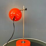 Mid-century orange eyeball space age desk lamp