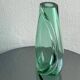 Huge green vase in Murano glass from artisan masters, Flavio Poli 1970's