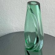Huge green vase in Murano glass from artisan masters, Flavio Poli 1970's