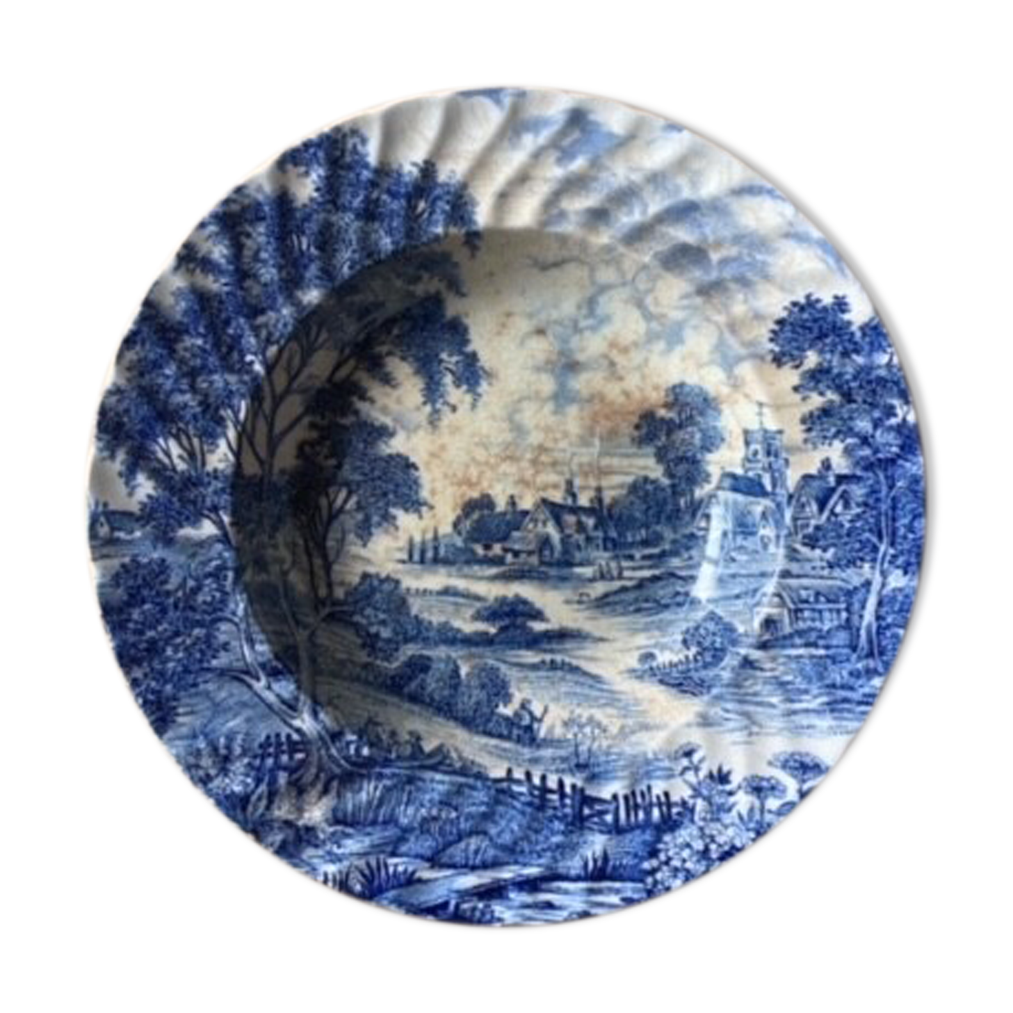 Hollow plate English Iron Earth