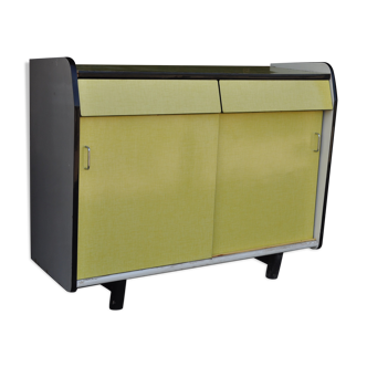 Seventies buffet in yellow formica