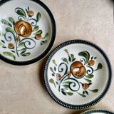 Set of 8 Boch La Louvière soup plates - Argenteuil series