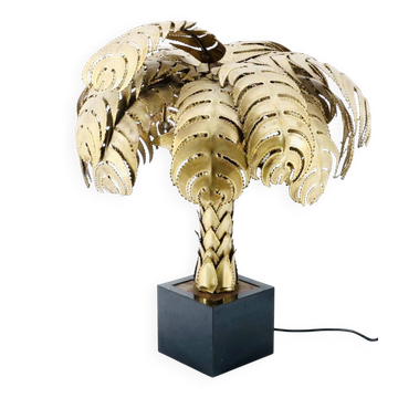 Palm tree lamp Christian Techoueyres Edition Maison Jansen
