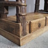 Ancient Indian library made of teak wood
