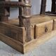 Ancient Indian library made of teak wood