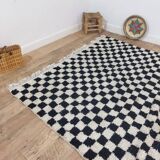 Handmade wool Berber rug 282x192 cm