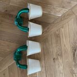 Pair of ceramic wall lights