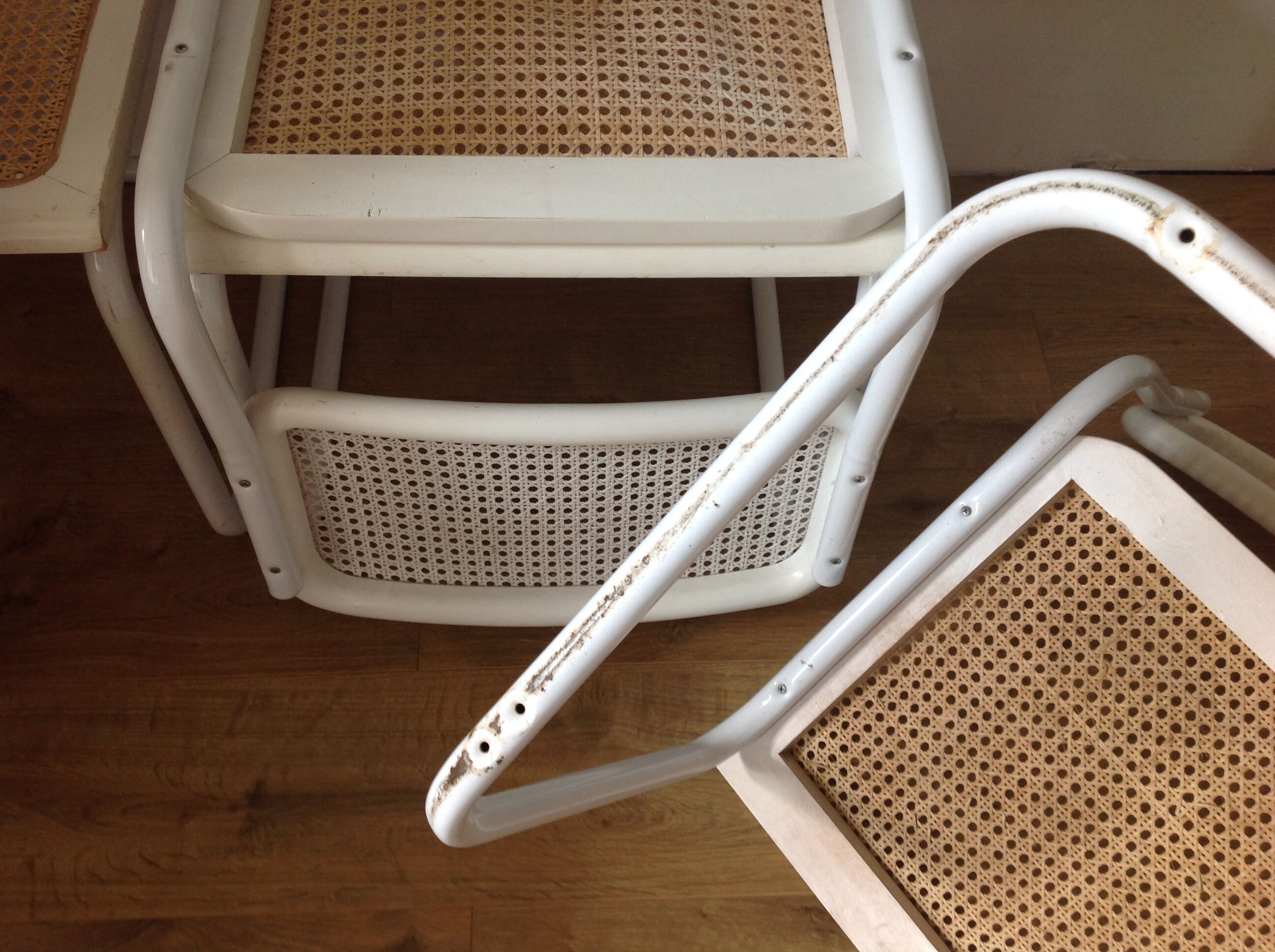 4 chairs of Breuer b32