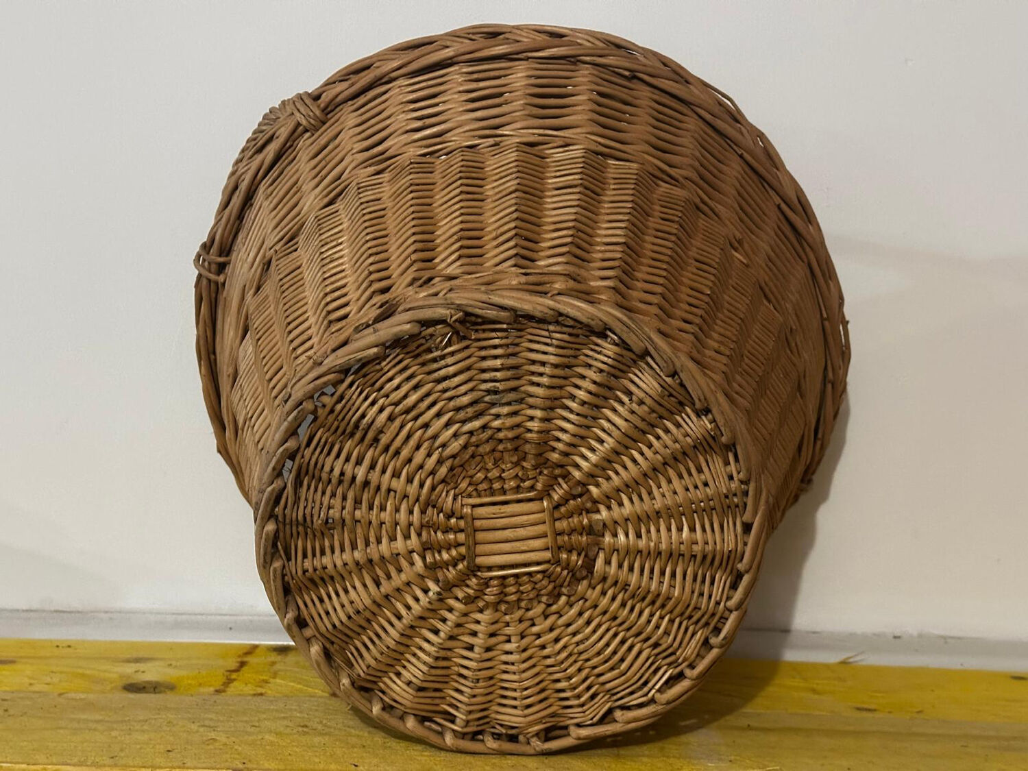 Basket - Vintage woven wicker basket