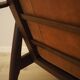 Danish oak sofa with leather upholstery, 1960s