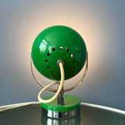 Vintage green space age eyeball table lamp