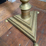 Large copper candlestick lamp base