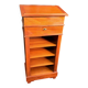 Wooden writing desk with storage, vintage 1950s.