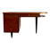 French desk "Prouve" in walnut, bronze and rubber from the 1970s.