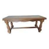 Solid oak coffee table