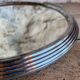 Large round Art Deco mirror tray
