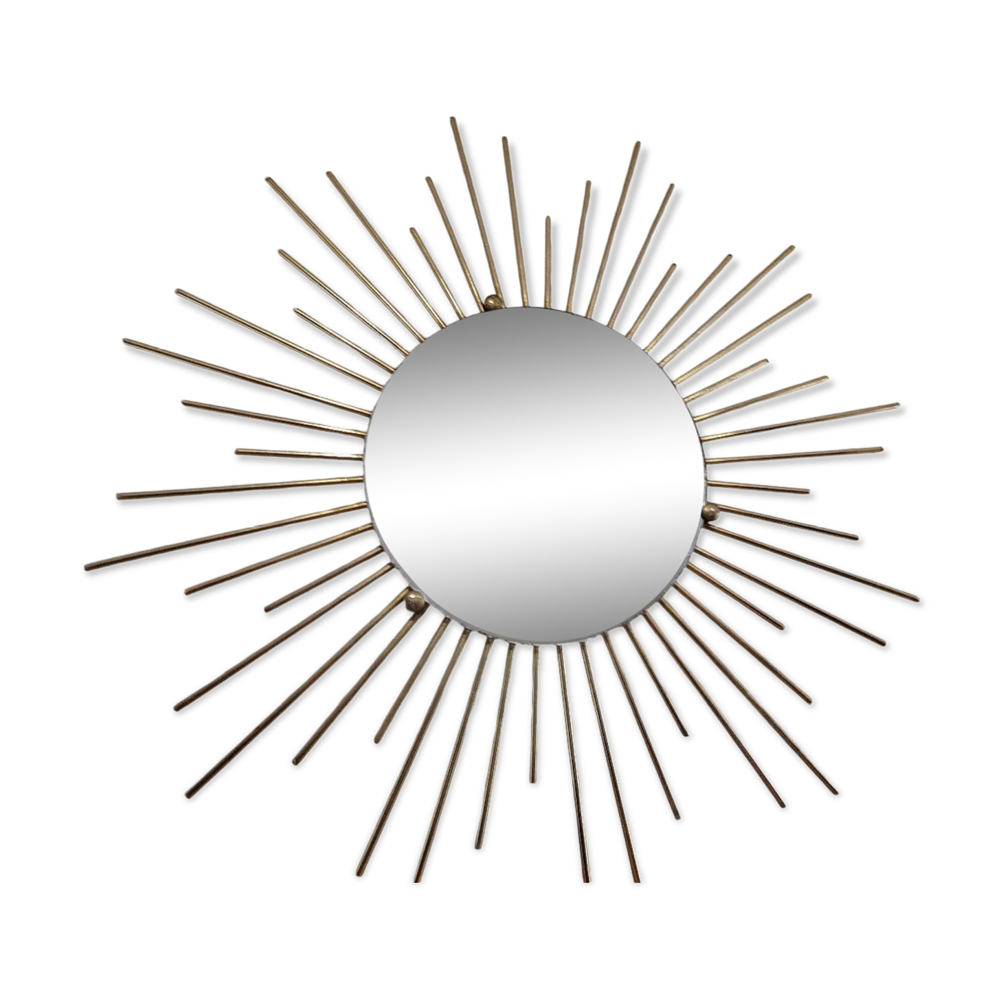 Brass Sun Mirror, 1960s