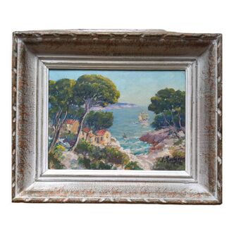 Tableau marine Cassis, Jean Rougier